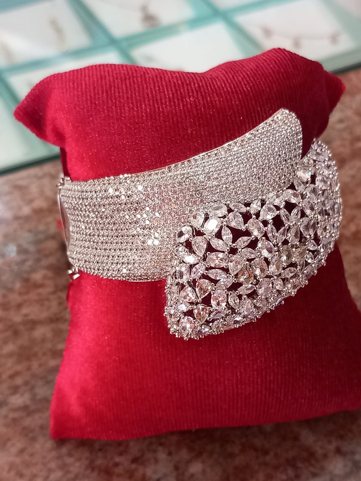 Bracciale Scultura Pavé – Alta Bigiotteria Italiana - immagine 2