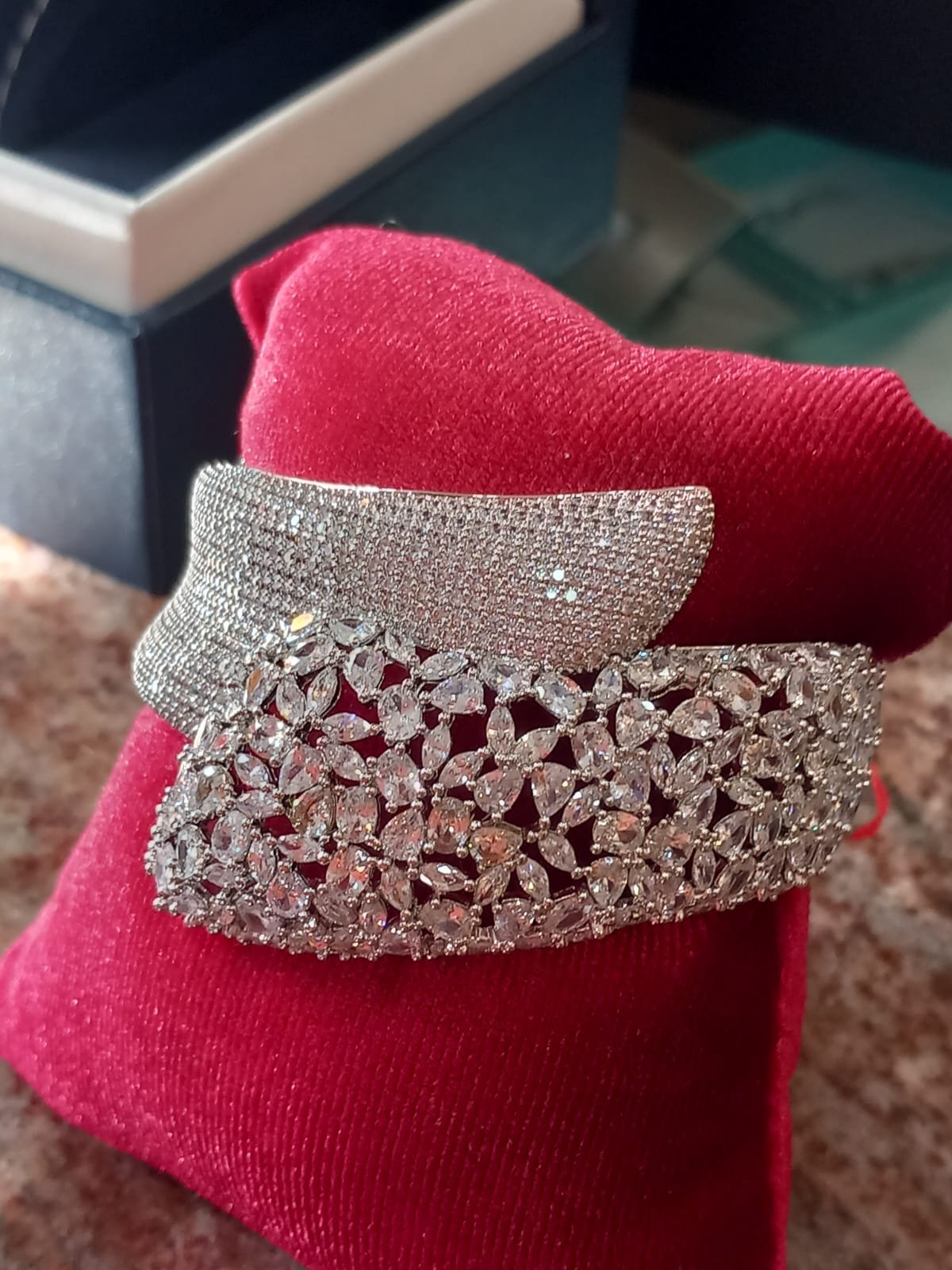 Bracciale Scultura Pavé – Alta Bigiotteria Italiana