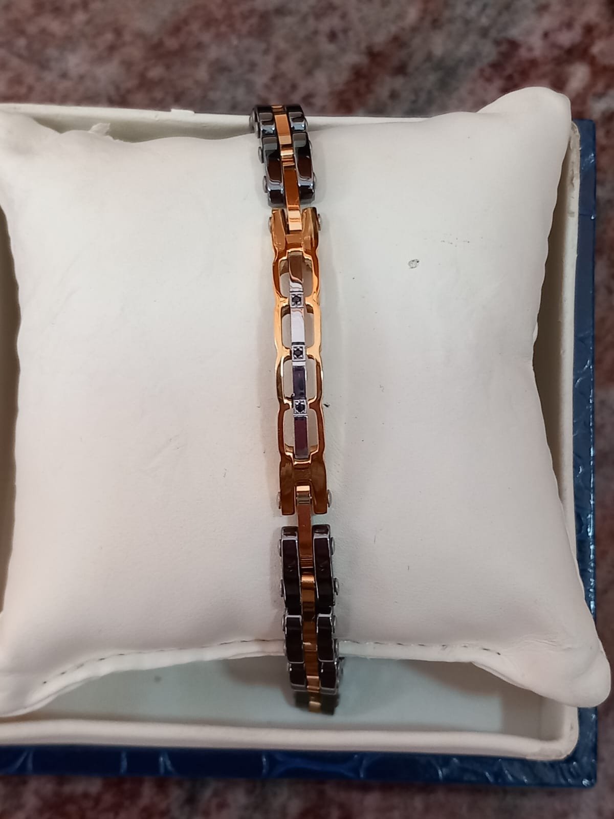 Bracciale Uomo in Acciaio Bicolore - immagine 2