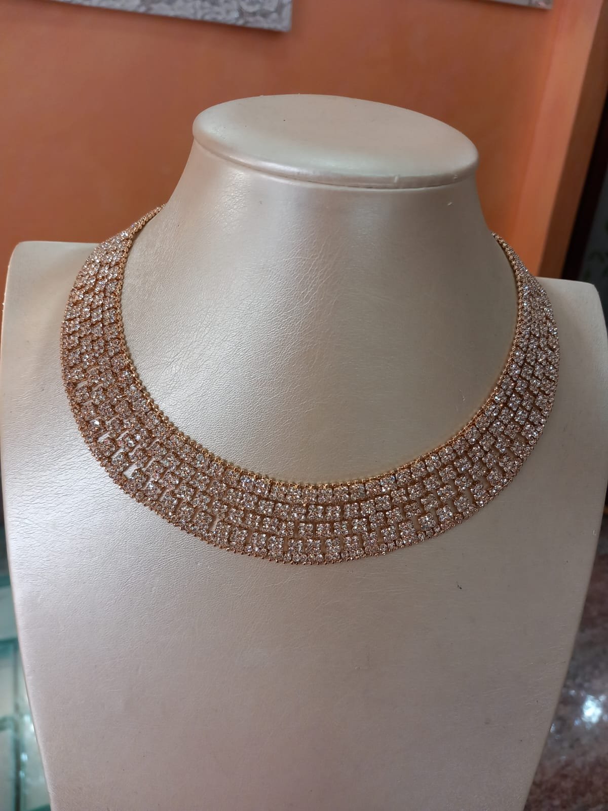 Girogola color oro con zirconi – Alta bigiotteria italiana